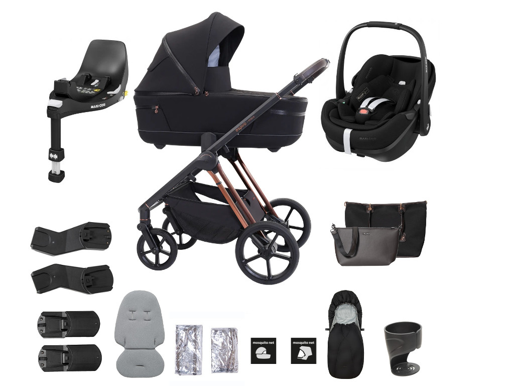 ESPIRO výhodný set Miloo 2025 + MC Pebble Pro 2 so základňou, 210 Diamond Black