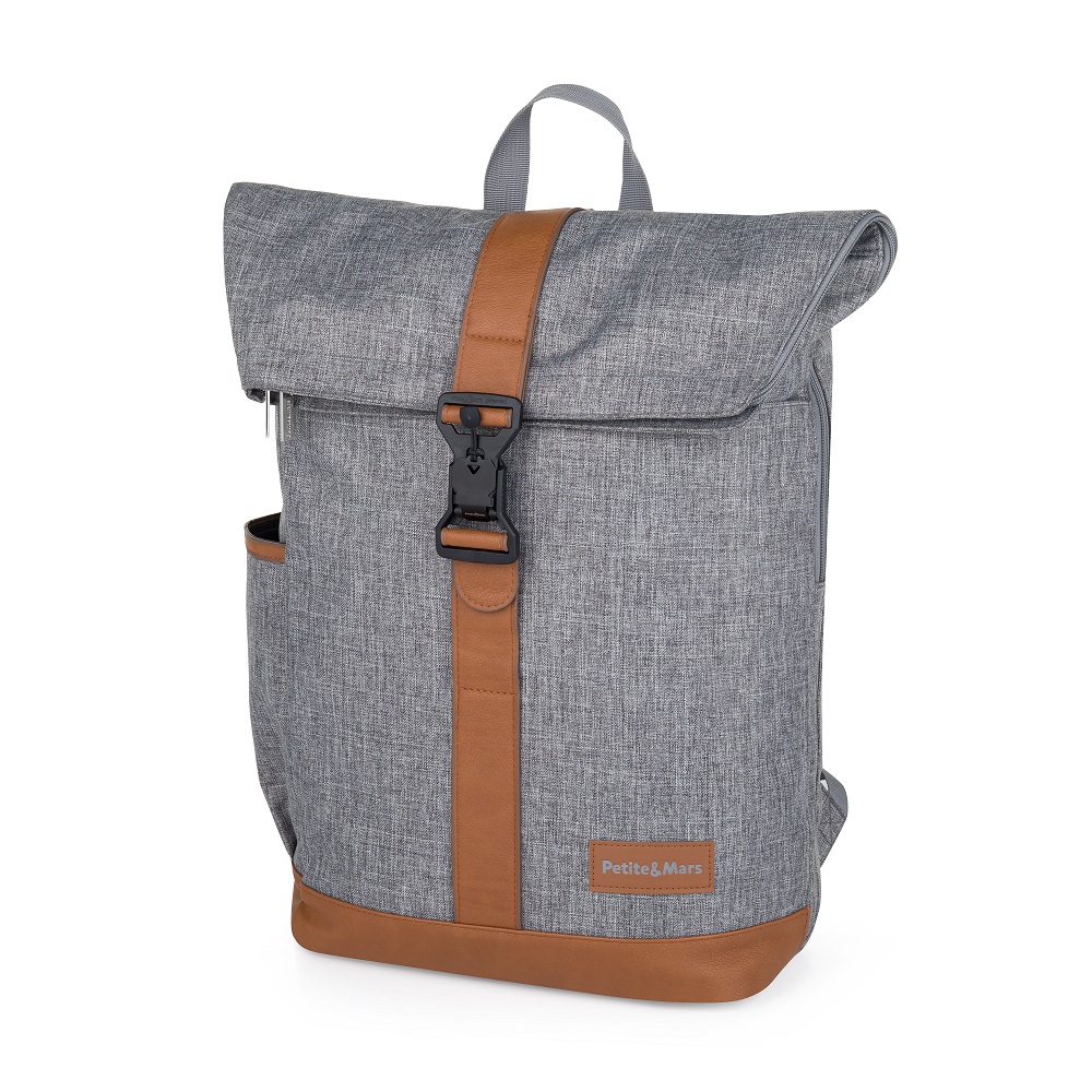 E-shop PETITEMARS PETITE&MARS Batoh prebaľovací na kočík Jackob Ultimate Grey