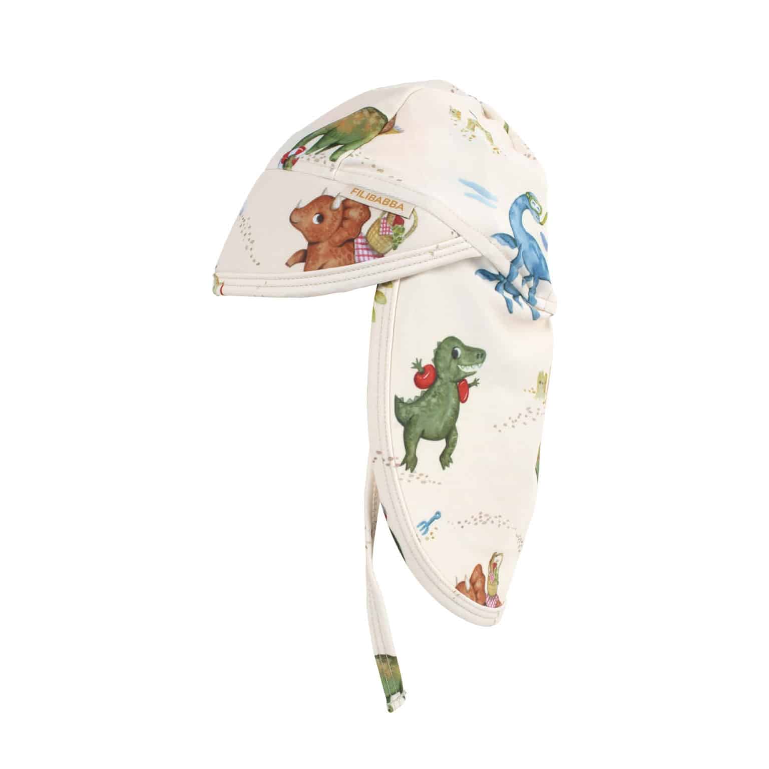 E-shop UV LETNÝ KLOBÚČIK LYKKE FILIBABBA - DINO BEACH - 1-3 ROKY