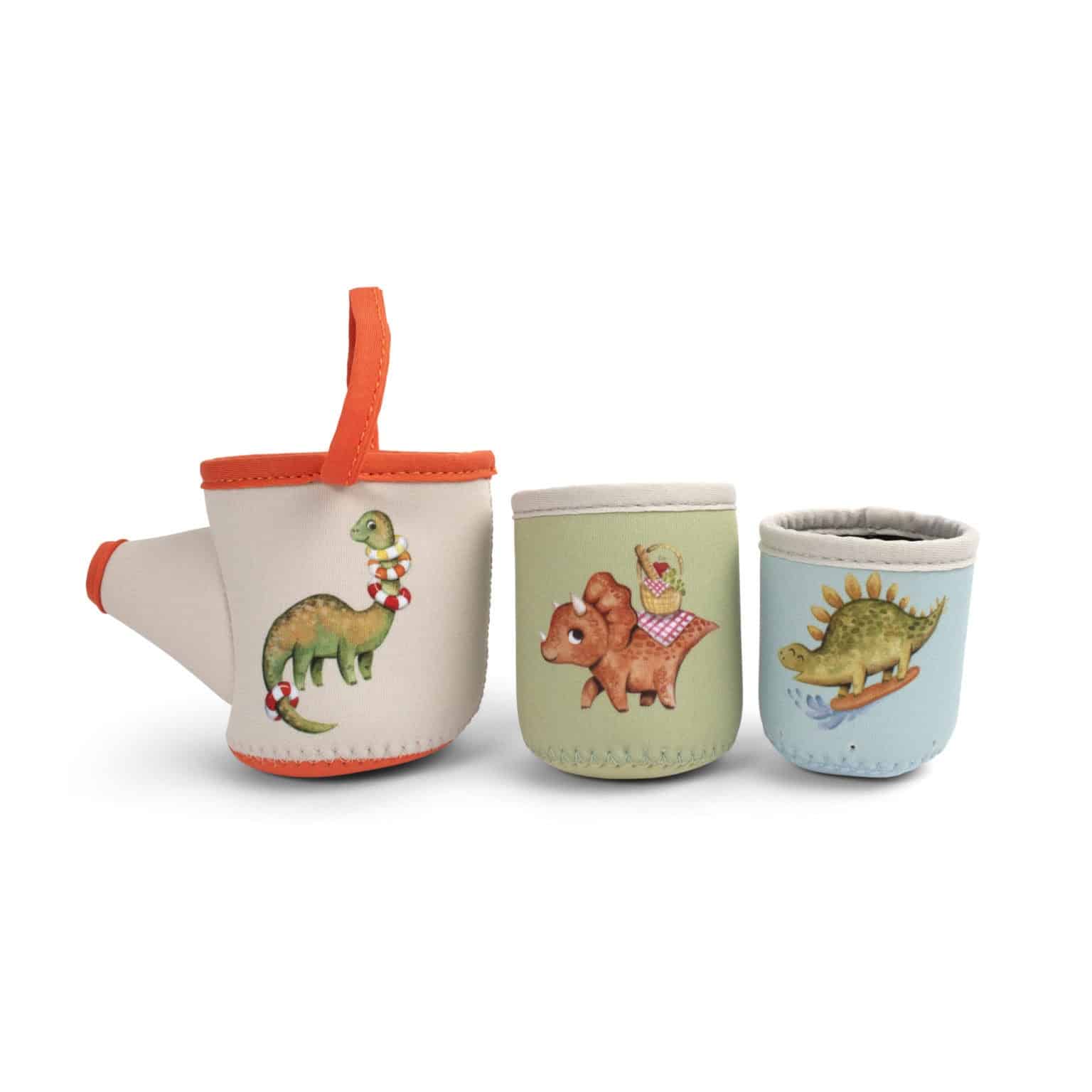 E-shop NEOPRÉNOVÉ HRAČKY DO KÚPEĽA FILIBABBA - DINO ACTIVITY CUPS