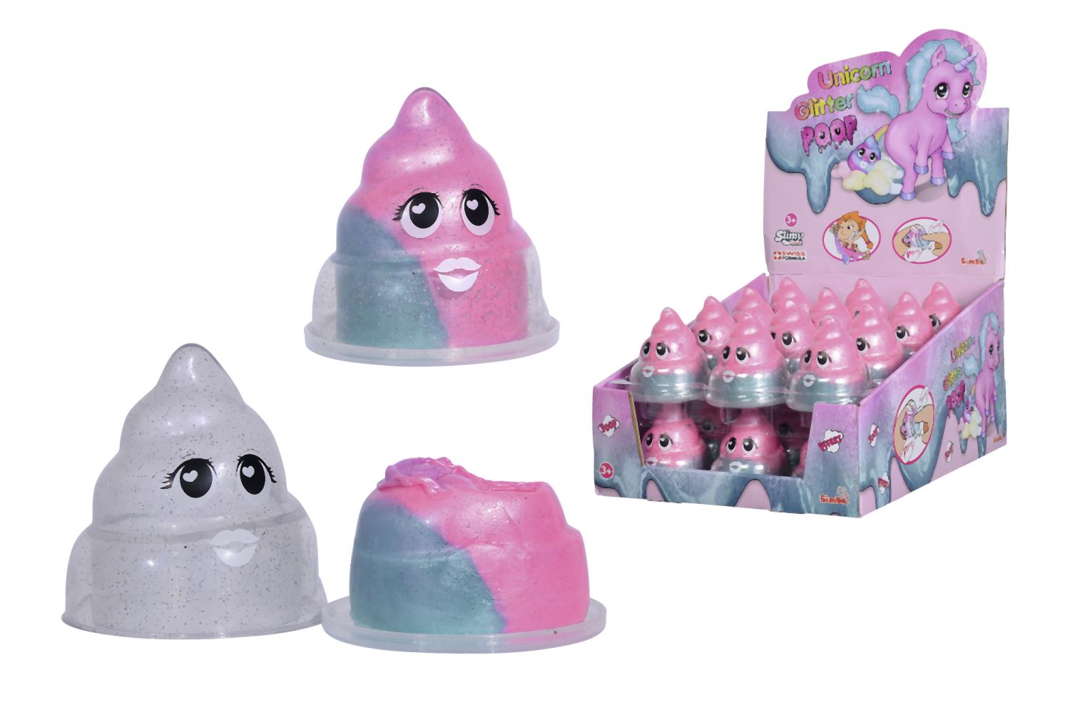 E-shop Simba Slimy Unicorn prdiaci sliz v téglike, 3 druhy, DP24