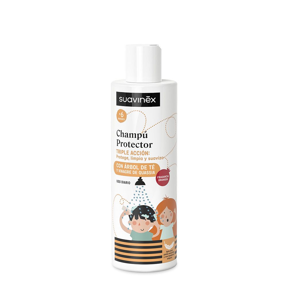 E-shop SUAVINEX | Tea Tree PROTECT PROTI VŠÍM ŠAMPÓN 250ML