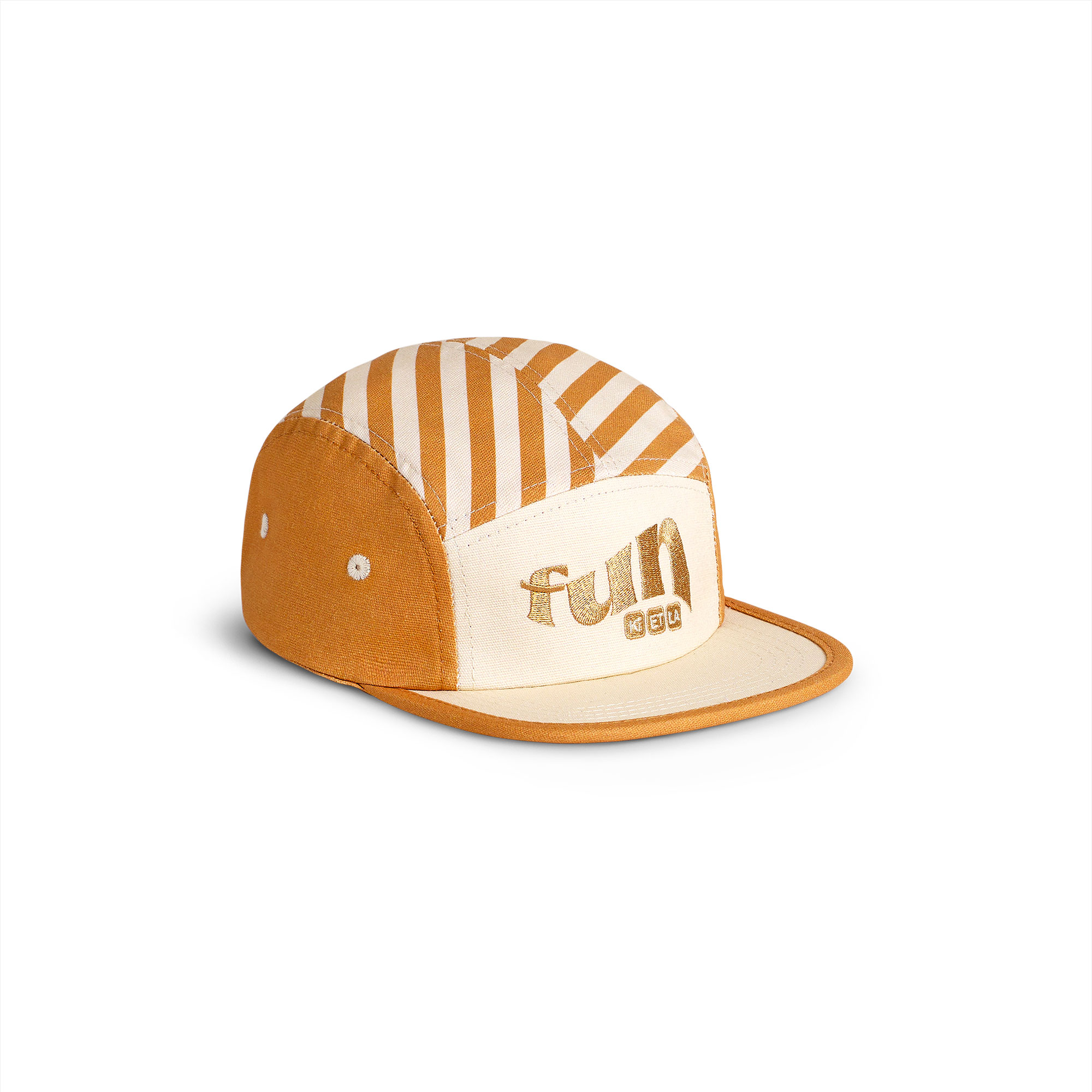 E-shop KiETLA Striped šiltovka s UV ochranou 44-48 cm,Sand Stripe