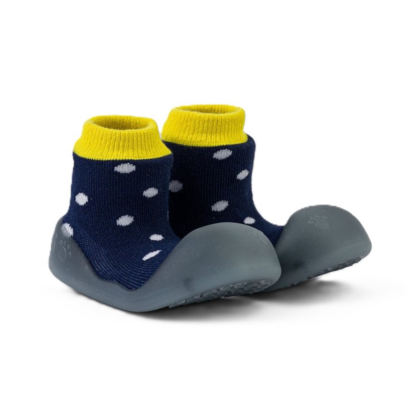 E-shop Ponožkotopánky Chameleon Polka Navy veľ. 135