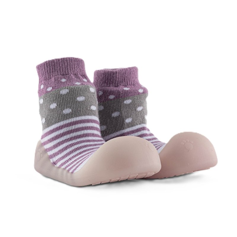 E-shop Ponožkotopánky Chameleon Lilac Polka veľ. 125