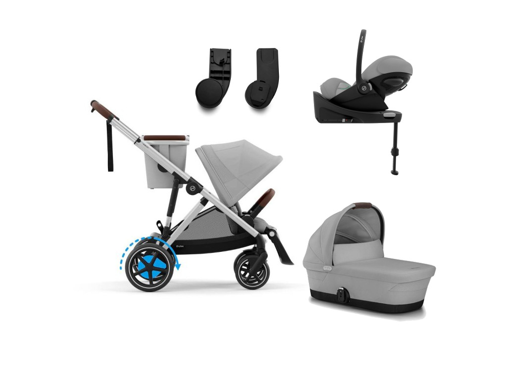 E-shop Cybex eGazelle Výhodný set - Stone grey