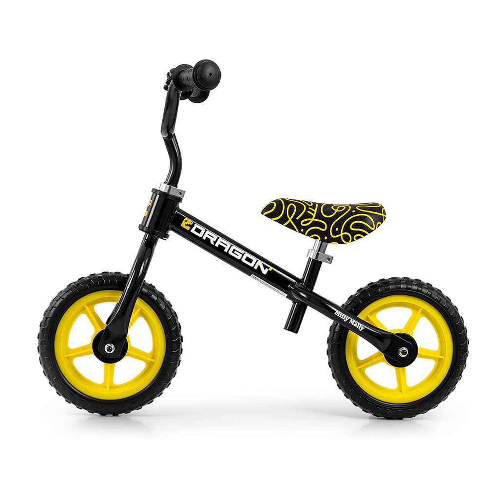 E-shop Detský balančný bicykel Milly Mally Dragon black - 58423