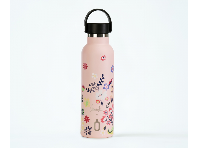 E-shop Runbott Termofľaša 600 ml Bloom Cotton Candy