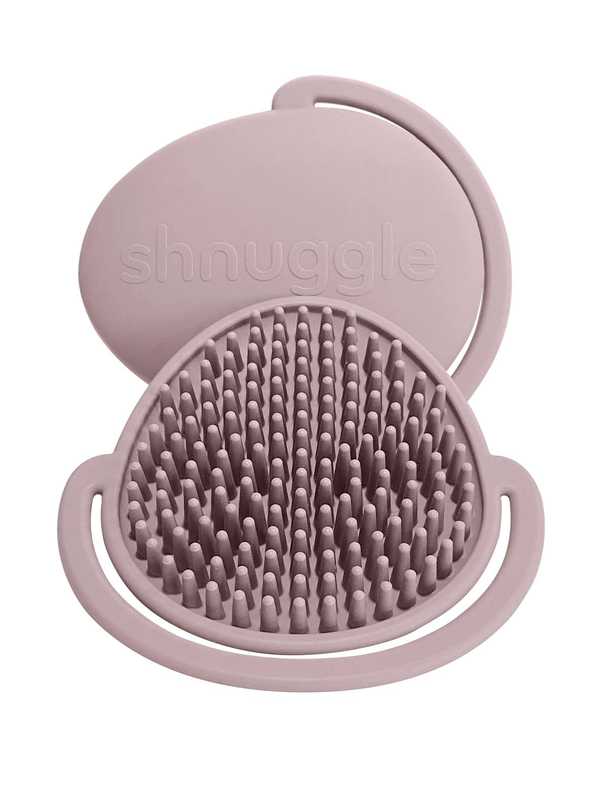 E-shop Shnuggle detská silikónová kefa farba:blossom