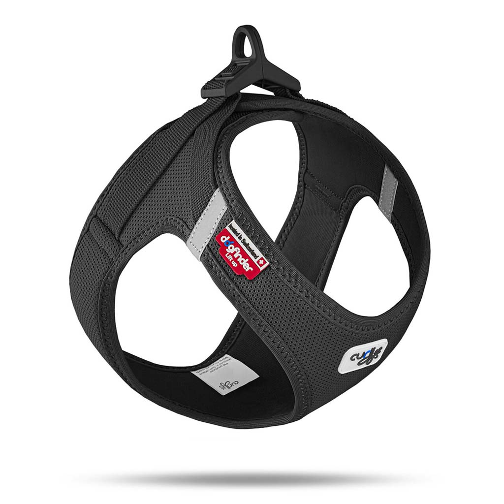 E-shop CURLI Postroj pre psov so sponou Air-Mesh Black XL, 12-18 kg