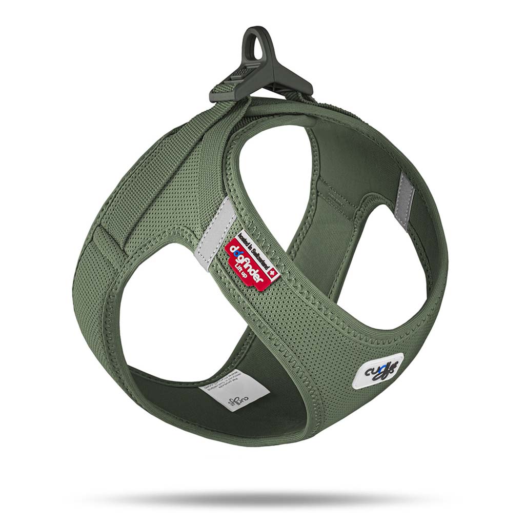 E-shop CURLI Postroj pre psov so sponou Air-Mesh Moss 3XS, 1,5-3 kg