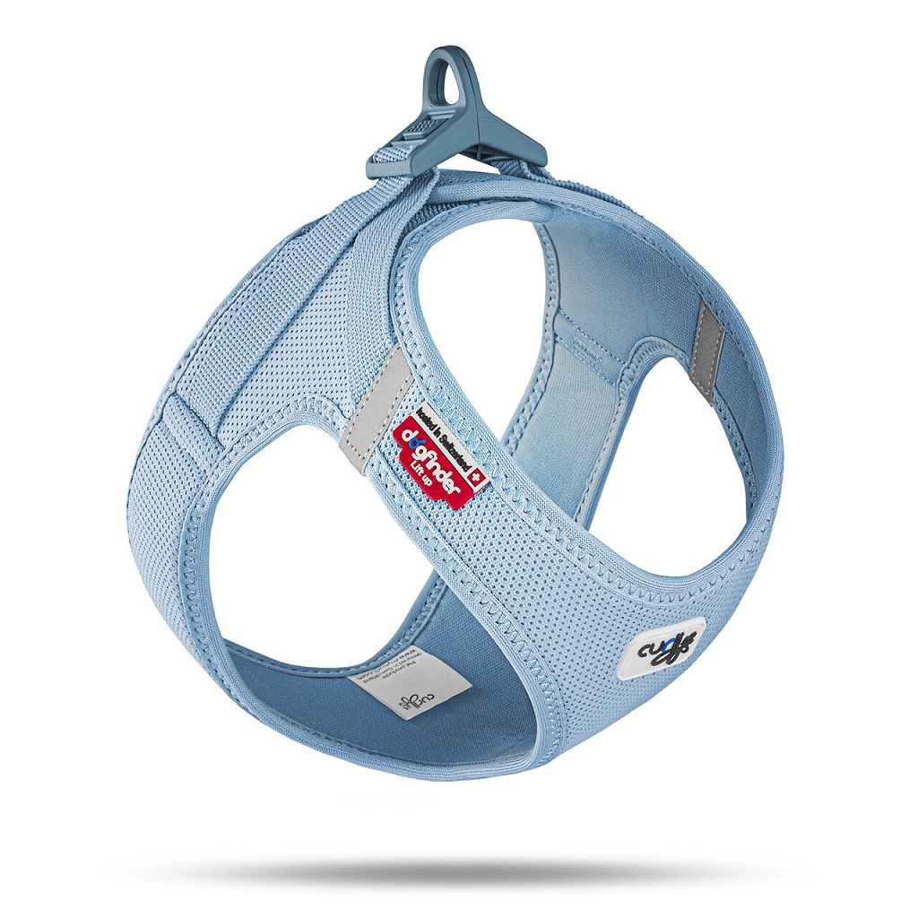 E-shop CURLI Postroj pre psov so sponou Air-Mesh Skyblue XS, 3-5 kg