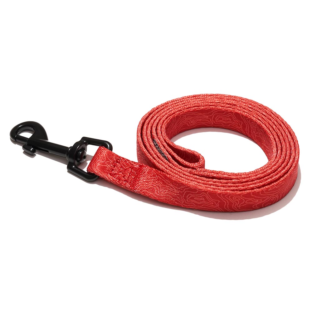 E-shop EXPLORER DOG Vodítko Vrstevnica Červená S - 120x1,5 cm