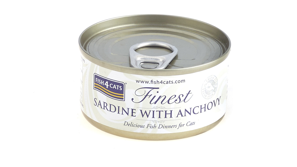 E-shop FISH4CATS Konzerva pre mačky Finest sardinka s ančovičkami 70g