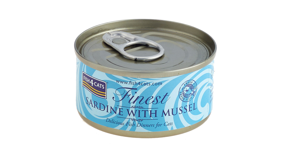 E-shop FISH4CATS Konzerva pre mačky Finest sardinka s mušľami 70g