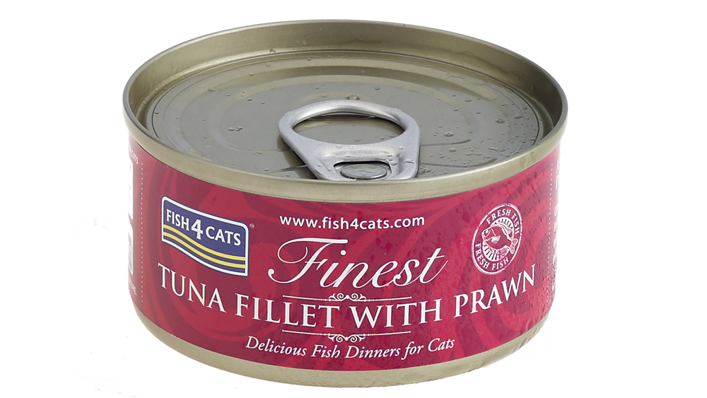 E-shop FISH4CATS Konzerva pre mačky Finest tuniak s krevetami 70g