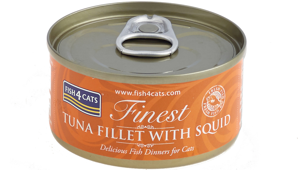 E-shop FISH4CATS Konzerva pre mačky Finest tuniak s kalmárom 70g
