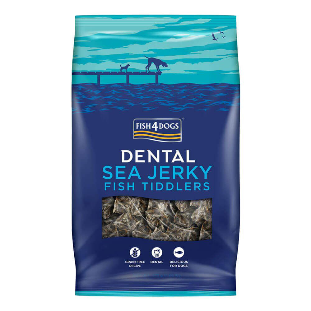 E-shop FISH4DOGS Maškrty pre psov DENTAL SEA morská ryba - rybičky 575 g