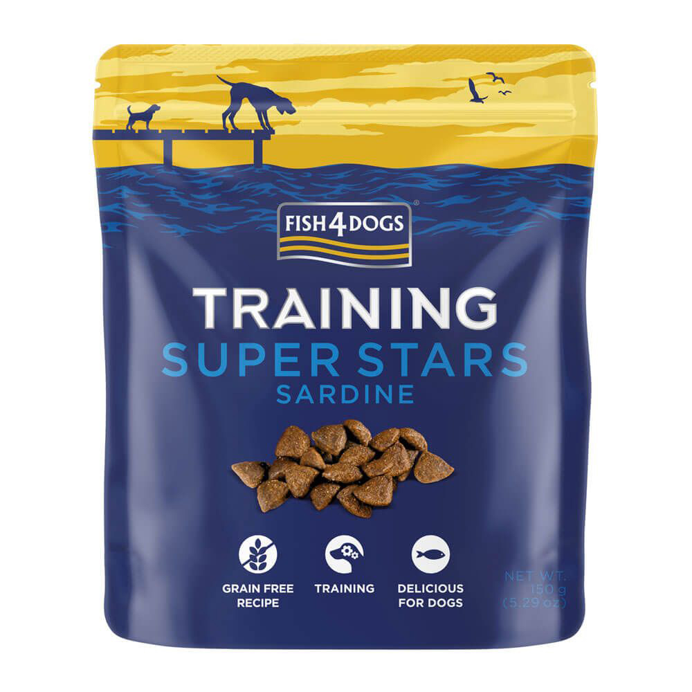E-shop FISH4DOGS Maškrty pre psov TRAINING sardinka 150 g