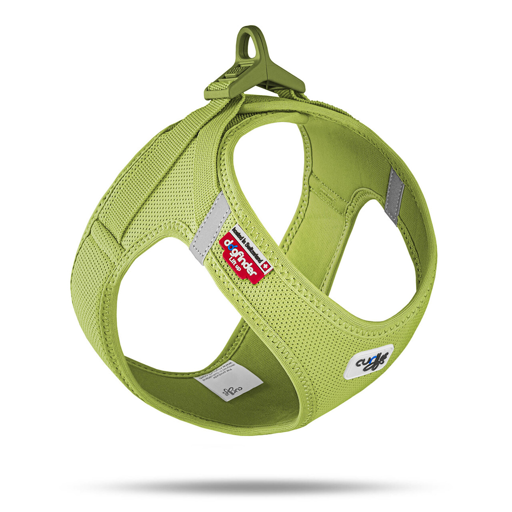 E-shop CURLI Postroj pre psov so sponou Air-Mesh Lime L, 8-13 kg