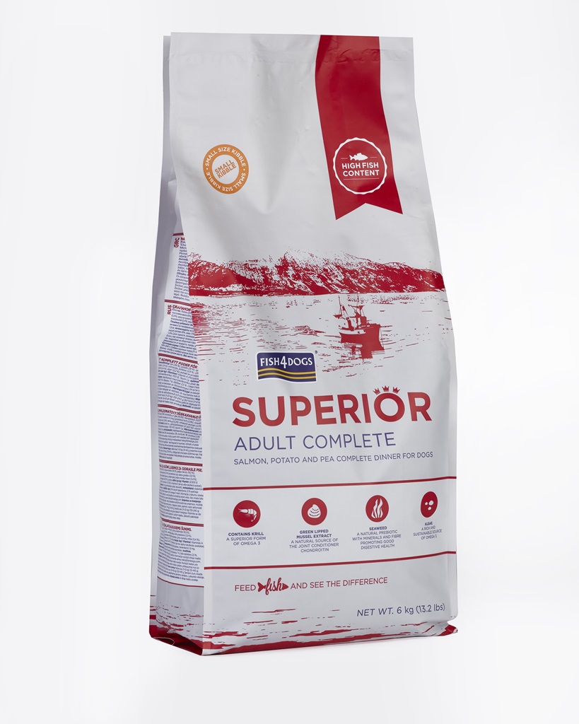 E-shop FISH4DOGS Granule malé pre dospelých psov Superior losos so zemiakmi 6 kg