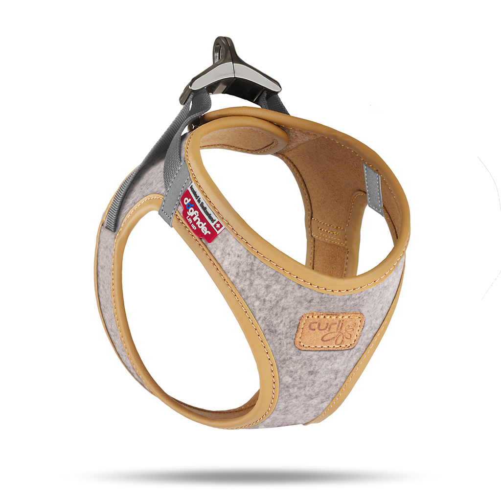 E-shop CURLI Postroj pre psov Alpine Light Gray 3XS, 1,5-3 kg