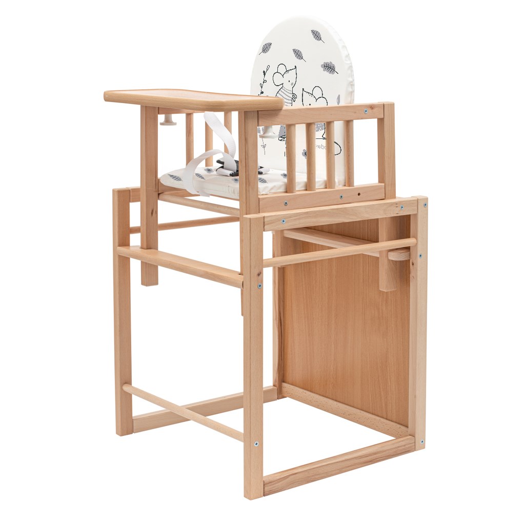 E-shop Detská drevená jedálenská stolička New Baby Jerry - 57824