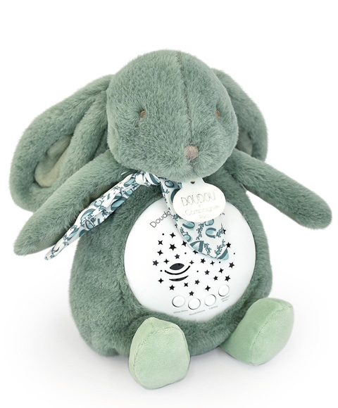 E-shop DC4205 DouDou et Compagnie Nočný projektor zajačik zelený