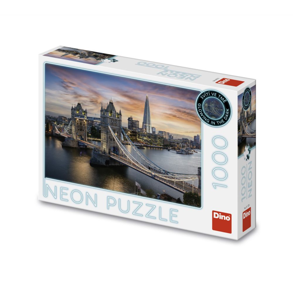 E-shop Dino SÚMRAK NAD TOWER BRIDGE 1000 neón Puzzle