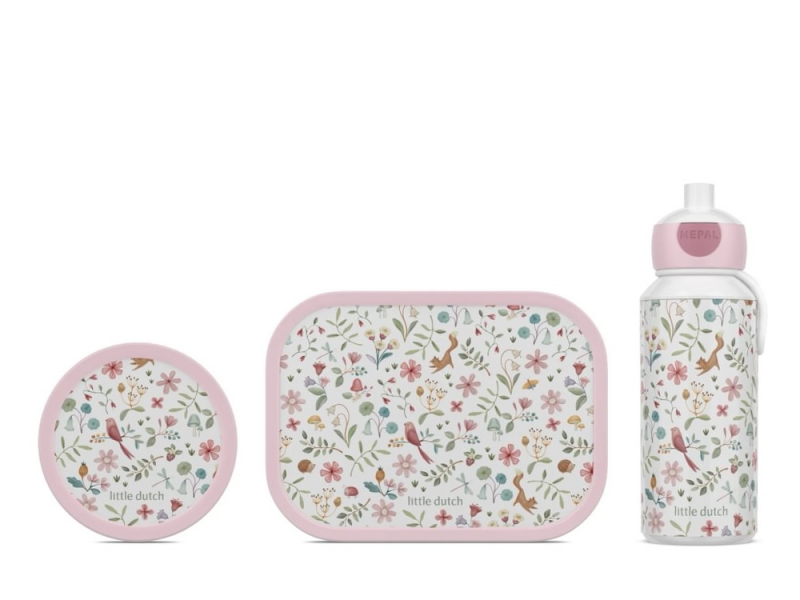 E-shop Little Dutch Desiatový set (fľaša 400ml+box+box na ovocie) Fairy Wonders