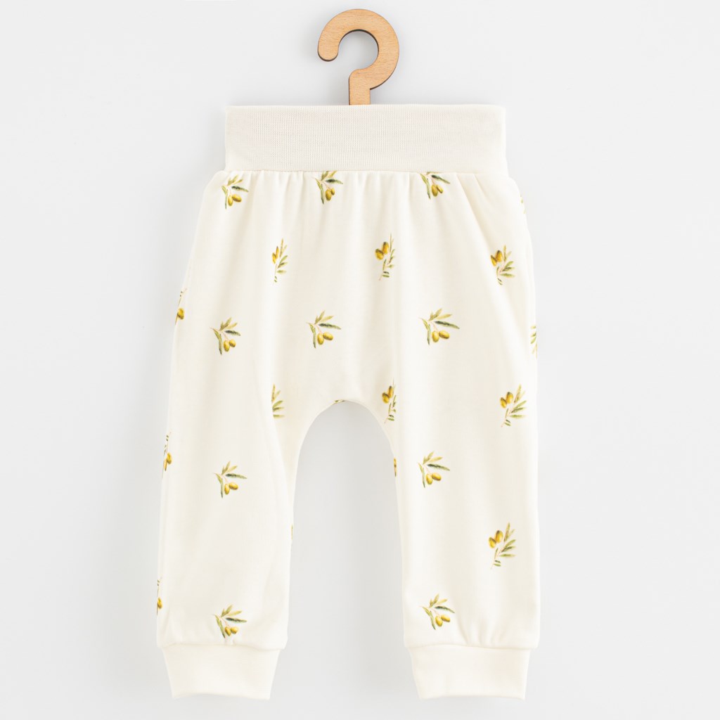E-shop Dojčenské nohavice z organickej bavlny New Baby Olivy, 80 (9-12m) - 58239