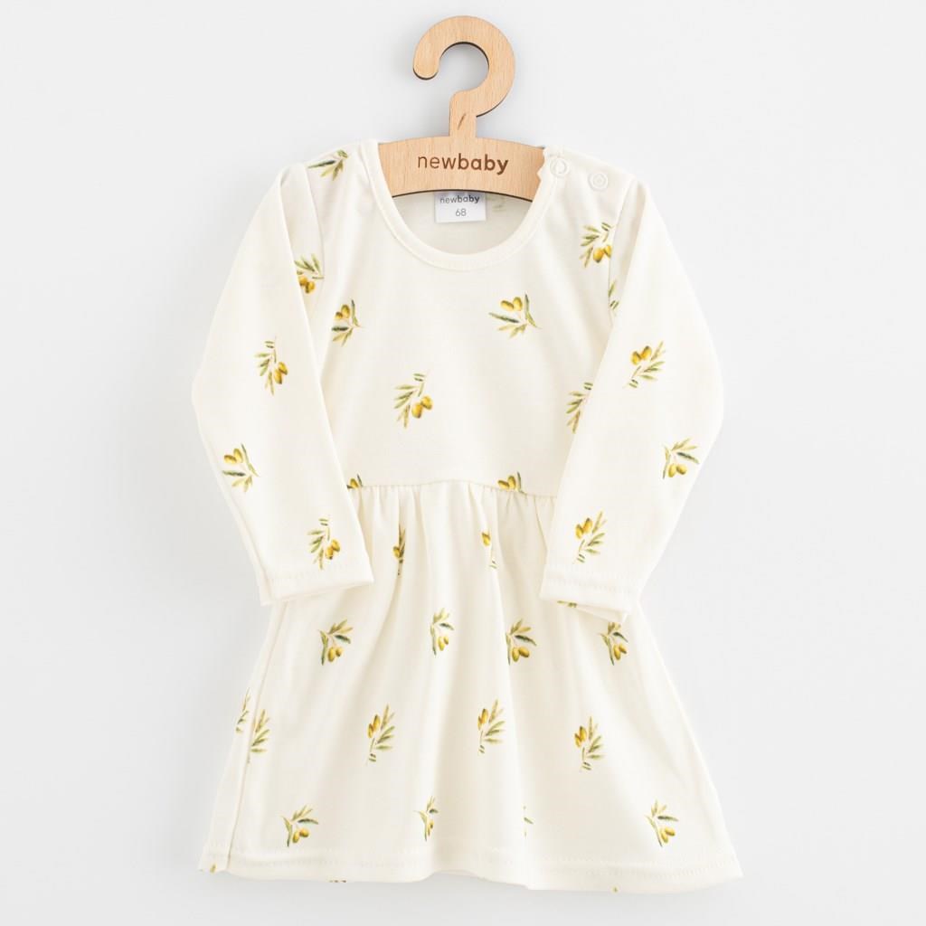 E-shop Dojčenské šaty z organickej bavlny s dlhým rukávom New Baby Olivy, 80 (9-12m) - 58258