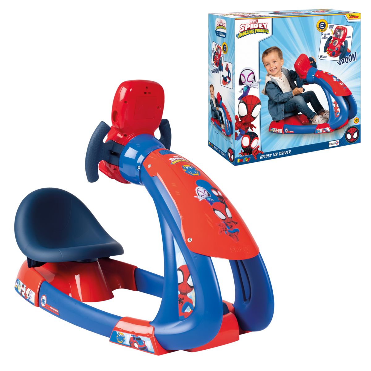 E-shop Smoby Spidey Trenažér V8 Driver