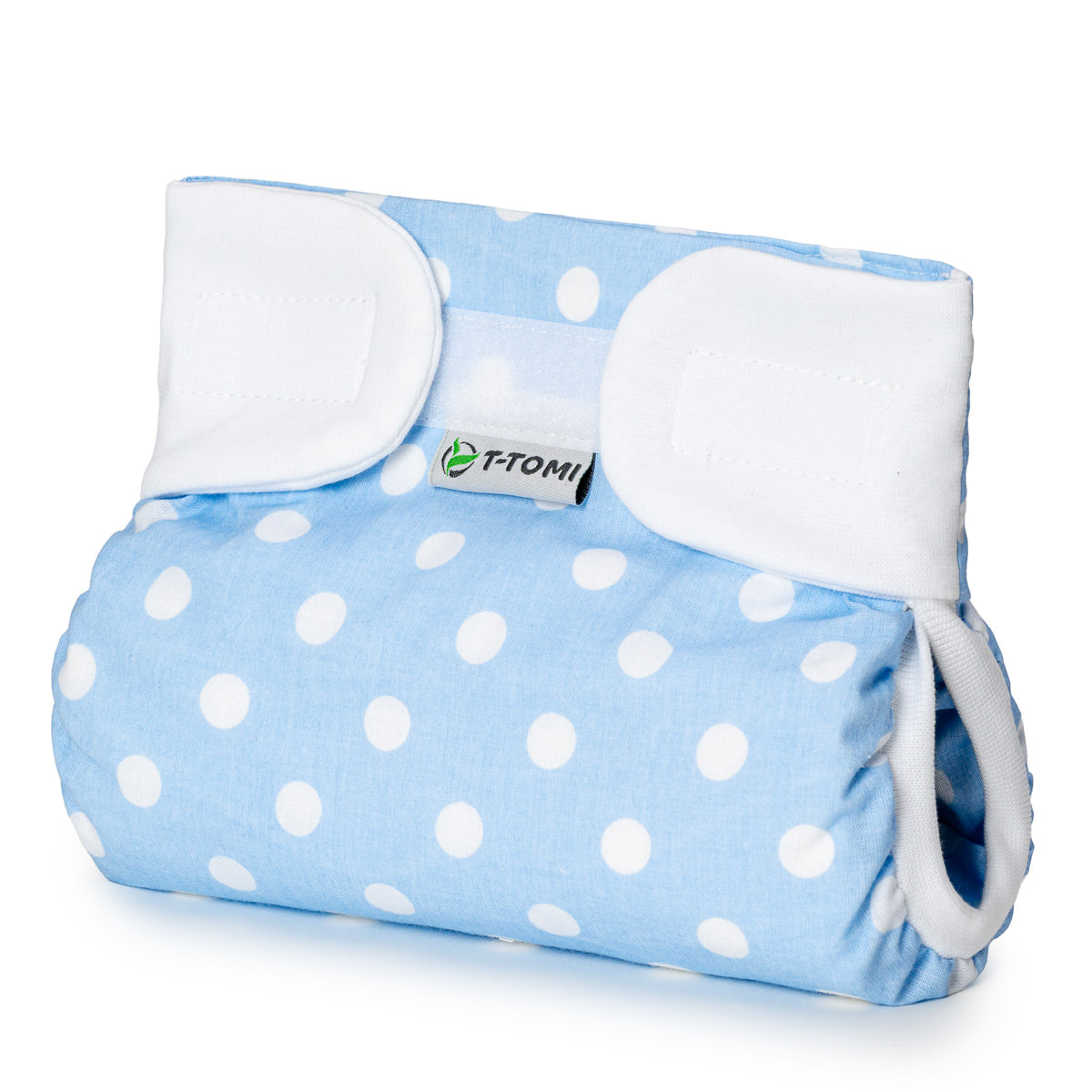 E-shop T-TOMI Ortopedické abdukčné nohavičky - suchý zips Blue polka (3-6kg)