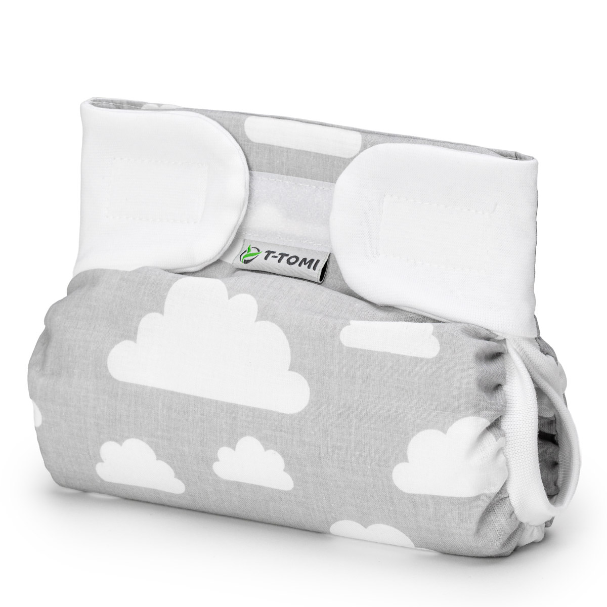 E-shop T-TOMI Ortopedické abdukčné nohavičky - suchý zips White clouds (5-9kg)