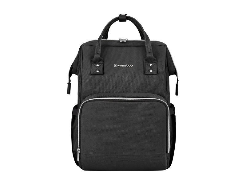 E-shop KikkaBoo Prebaľovací batoh Siena Black & Silver