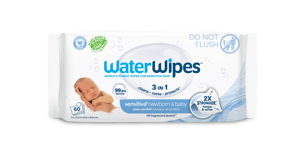 E-shop WATERWIPES Obrúsky vlhčené Newborn&Baby 3in1 60 ks