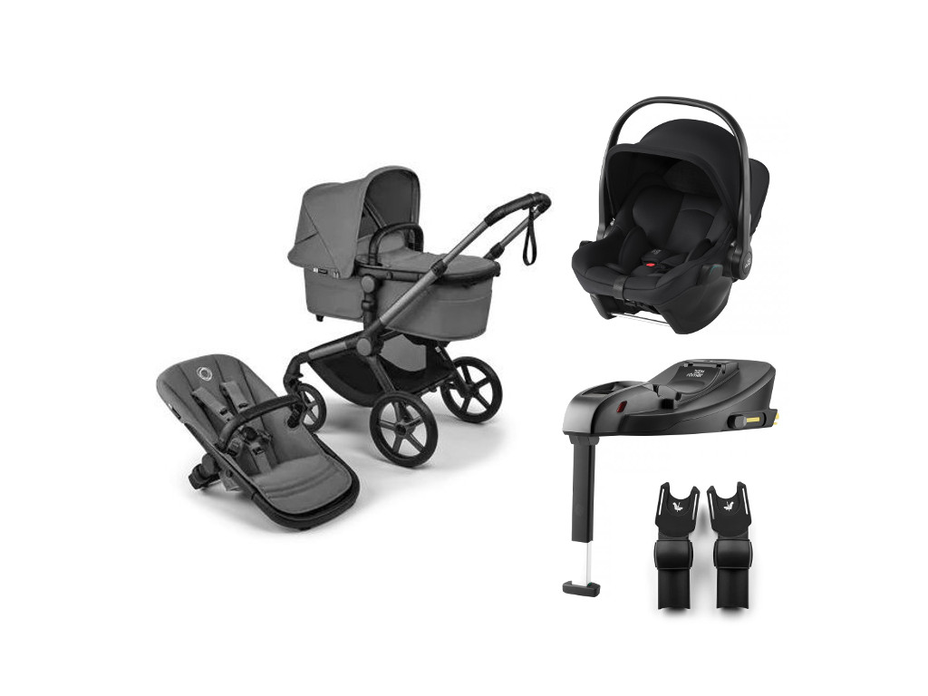 E-shop Bugaboo výhodný set Fox 5 RENEW Complete, Graphite/Moon Grey