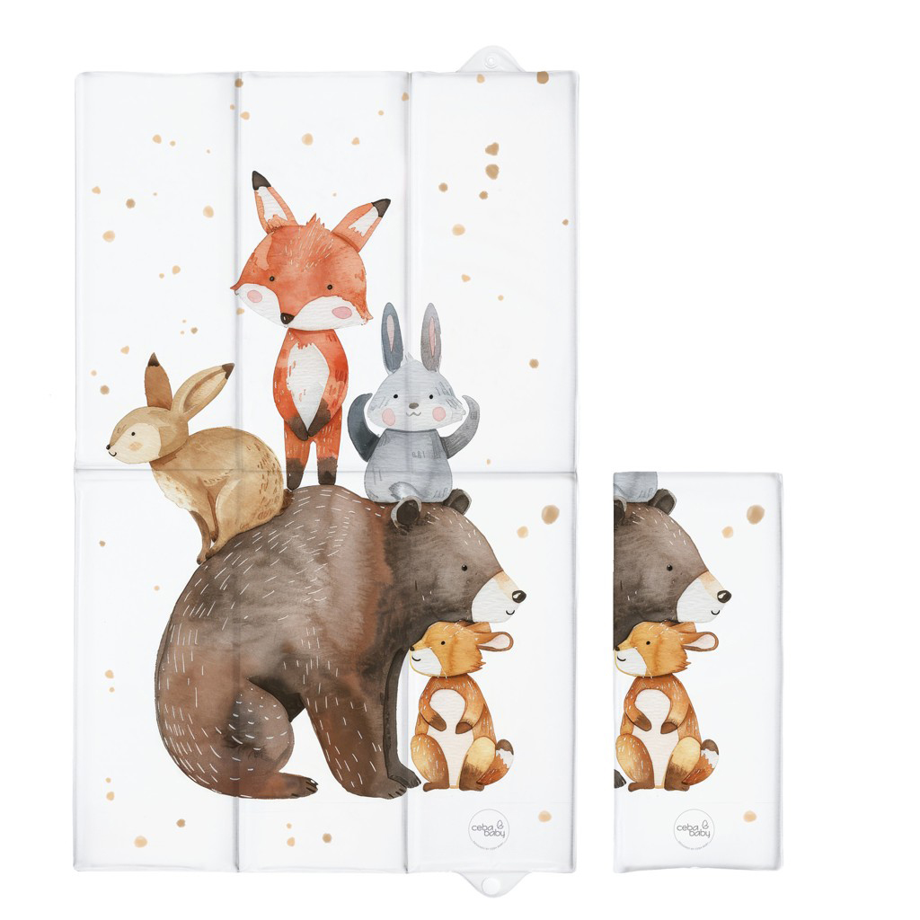 E-shop CEBA BABY Podložka prebaľovacia cestovná (80x50) Basic Forest Friends