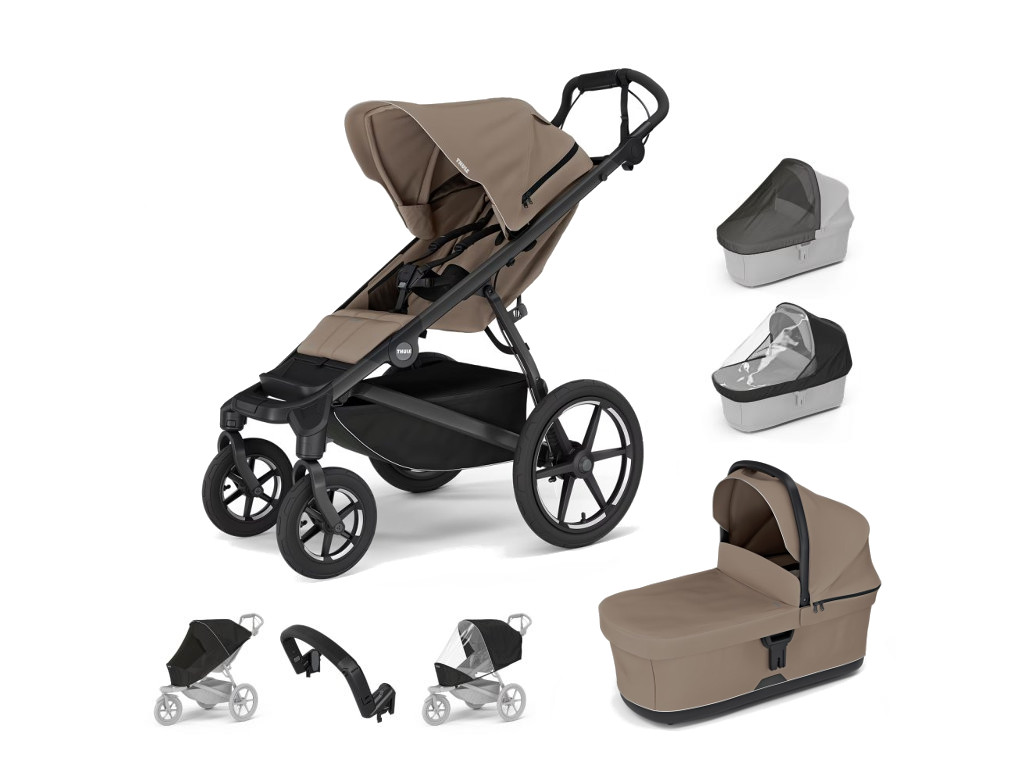 Thule Urban Glide 4-kolesový Výhodný set, tined taupe