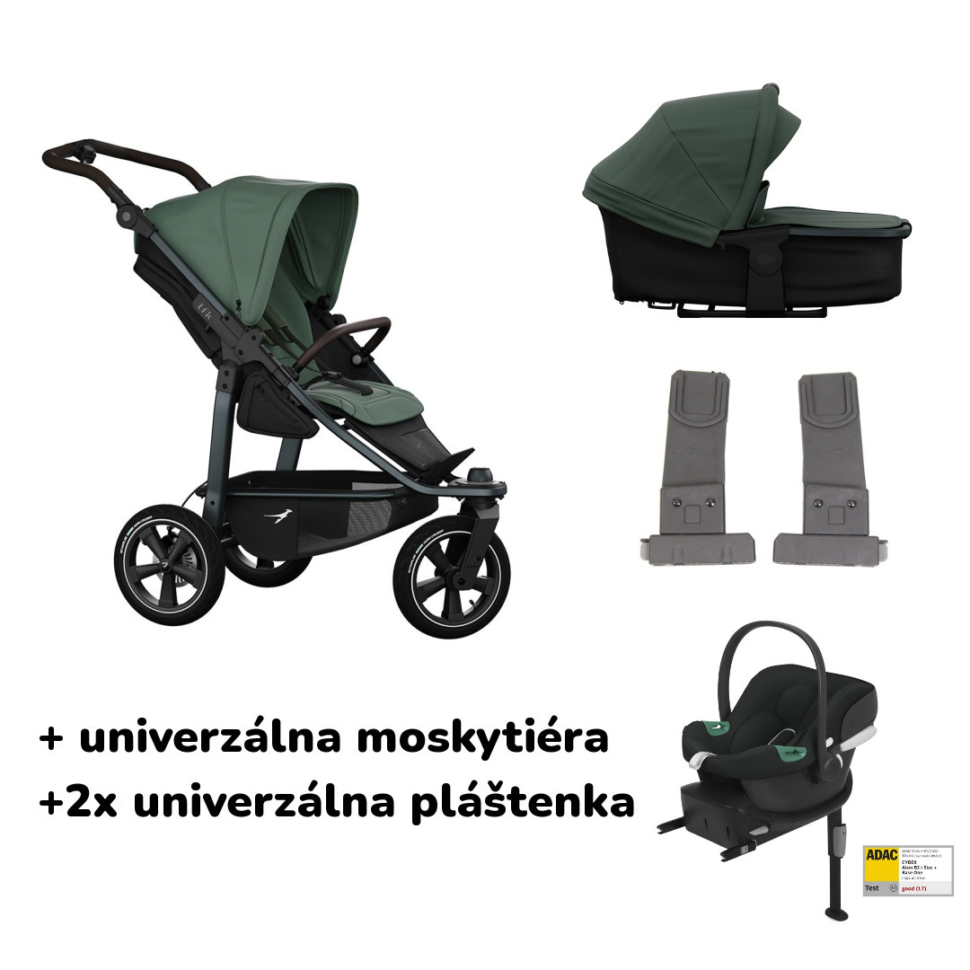 E-shop TFK výhodný set Mono3 Air wheel s Aton B2 + základňa, olive