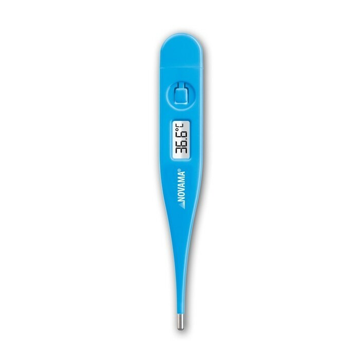 E-shop NOVAMA White Delta Elektronický digitálny teplomer so 60 sekundovým meraním, modrý