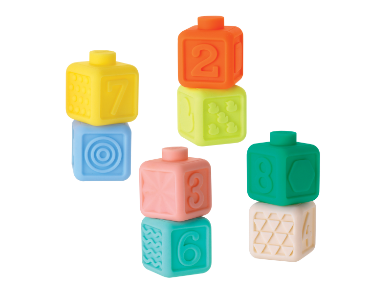 E-shop INFANTINO Kocky Squeeze & Stack 8 ks
