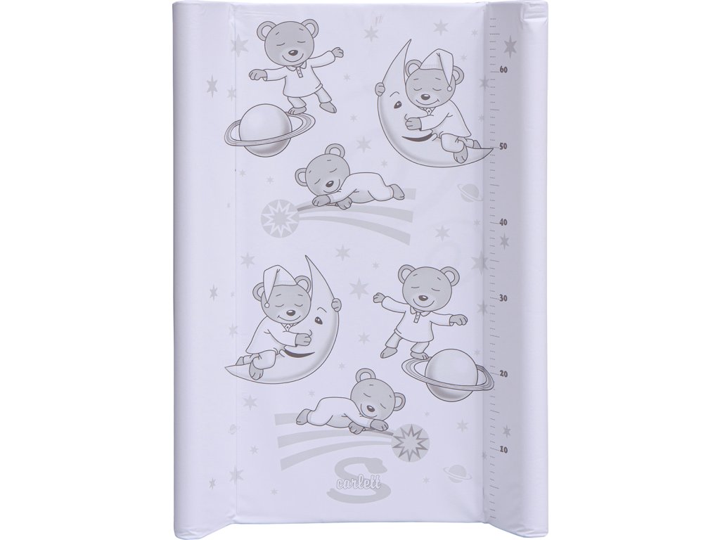 E-shop Scarlett Prebaľovacia podložka mäkká Galaxy 70 x 50 cm - biela
