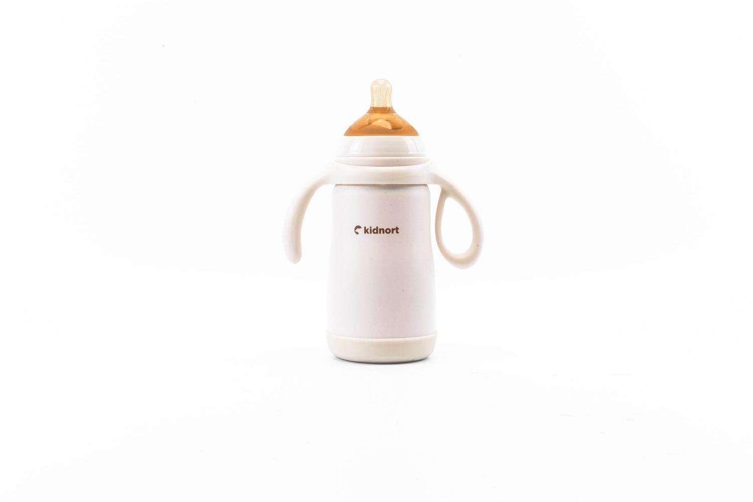 E-shop Kidnort Detská termofľaša Paere 270ml 6m+ púdrová