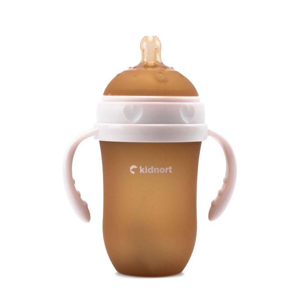 E-shop Kidnort dojčenská fľaša Eple 250ml 6m+ púdrová