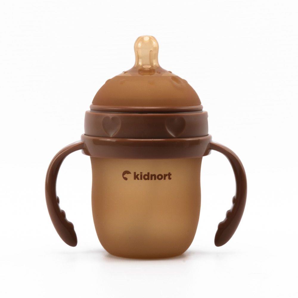 E-shop Kidnort Dojčenská fľaša Eple 150ml 0-3m hnedá