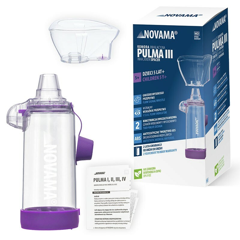 E-shop NOVAMA PULMA III Inhalačná komora pre deti nad 5 rokov