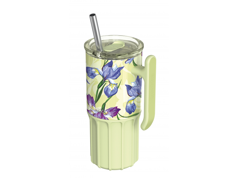 E-shop Quokka Nerezový termohrnček so slamkou Umi Green Tea 720 ml