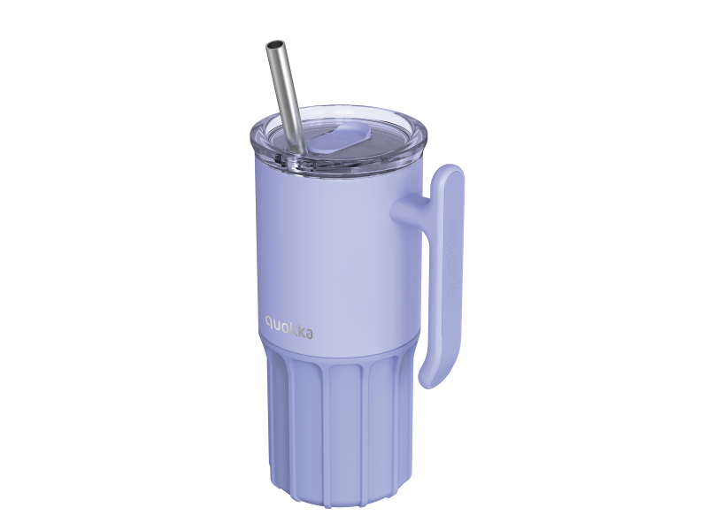 E-shop Quokka Nerezový termohrnček so slamkou Umi Lavender 720 ml